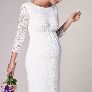 Tiffany Rose ABIGAIL LACE MATERNITY WEDDING DRESS,  SZ 2